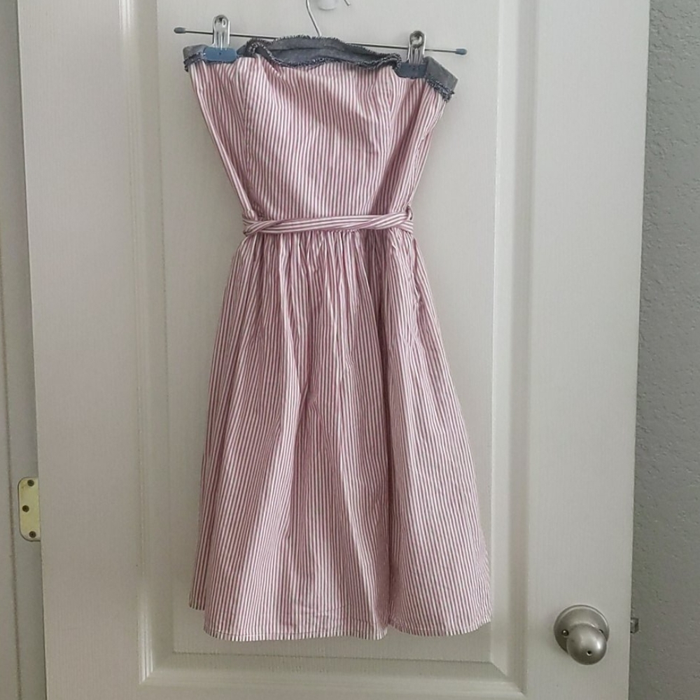 Imported Italian Strapless Dress